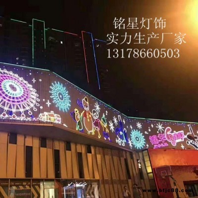 天橋步梯景觀燈 商業(yè)空間步梯宣傳燈 戶外LED燈畫(huà)定制